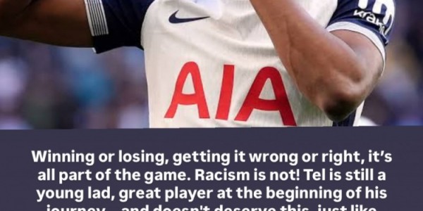 理查利森力挺特尔：赛场输赢皆常事 种族歧视绝不容忍