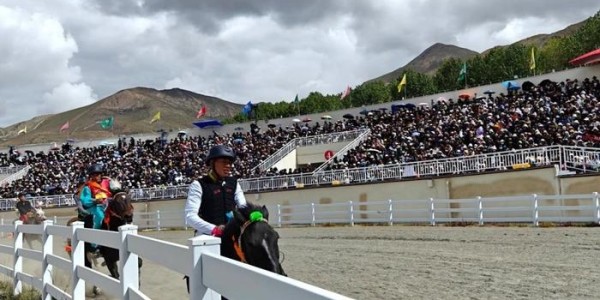 江孜达玛节赛马激情上演 少年骑手成亮点